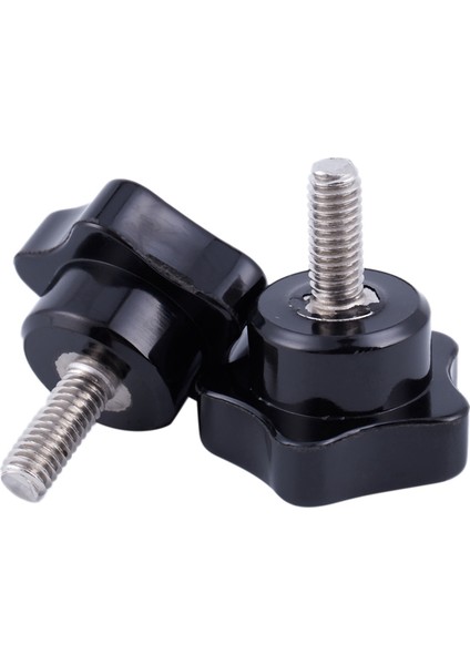 M6 x 15MM Erkek Iplik Vidalı Yıldız Kafası Kilit Kilit Soyu Siyah 4 Pc (Yurt Dışından) modelleri