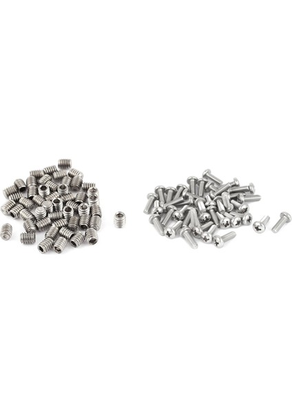 60PCS M2 x 4mm Phillips Yuvarlak Kafa Vidaları 50PCS ile Cıvata (Yurt Dışından)