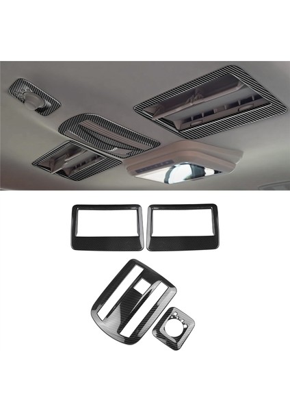 Toyota Veloz Avanza 2022 2023 Karbon Fiber Araç Çatı Hava Outlet Çerçeve Okuma Işık Lambası Kapak Döşeme Sticker (Yurt Dışından) fırsatları