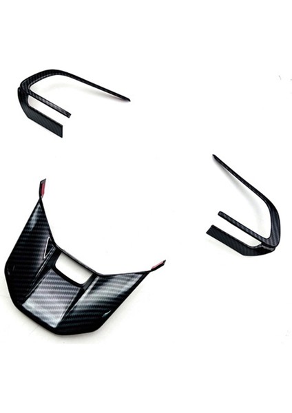 3pcs Araç Karbon Fiber Direksiyon Paneli Toyota Veloz Avanza/perodua Alza 2022 2023 (Yurt Dışından) indirimleri