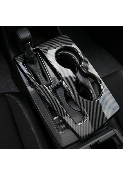 Honda Civic 11TH 2022 2023 Aksesuarlar Için 2x Araç Dişli Panel Dişli Vites Düğmesi Kapak Döşeme - Abs Karbon Fiber (Yurt Dışından) indirimleri