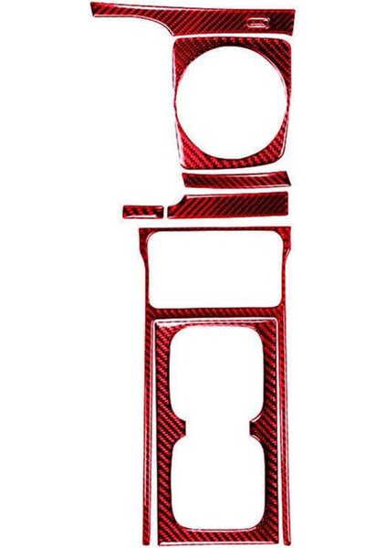 Honda Civic 06-11 Için 8pcs 06-11 Kırmızı Karbon Fiber Otomatik Vites Değiştirme Kapağı Trim Seti (Yurt Dışından) fiyatları