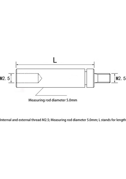 10 Adet Kadran Dijital Gösterge Hss Göstergesi Arama Çubuğu Uzatma Sapı Çubuk Seti M2.5 20 40 60 80 100MM Elektrikli Ekipmanlar (Yurt Dışından) indirimleri