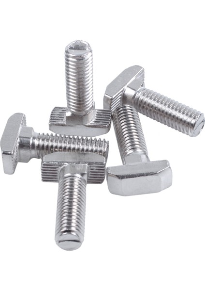 M8 Iplik T-Yuvası Açılış Saplama Sürgülü Vidalı Cıvata Gümüş Ton 15 Adet (Yurt Dışından) fiyatları