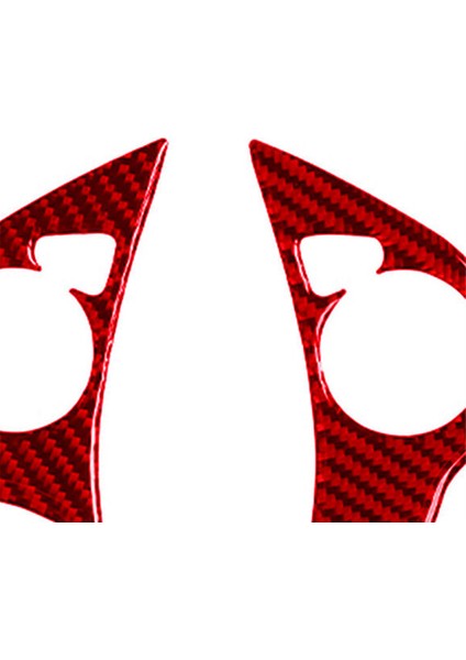 Honda Accord 2013-17 Için Kırmızı Karbon Fiber Direksiyon Düğmesi Trim Kapak Tip B Tipi (Yurt Dışından) modelleri