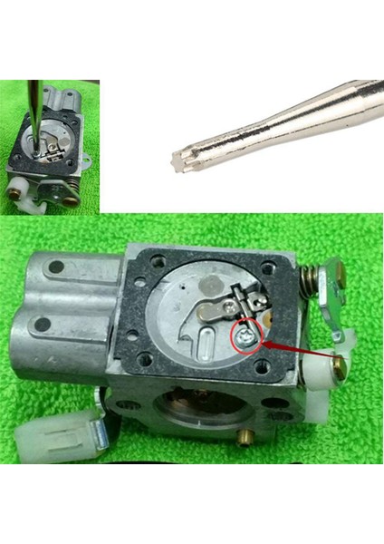 Ortak 2 Döngü Için Karbüratör Temizleme Fırçası Iğnesi ile 20X Karbüratör Ayar Aracı Küçük Motor Yankısı Stihl Poulan (Yurt Dışından) fırsatları
