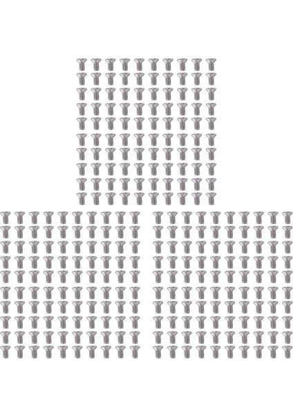 M3 x 6mm Phillips Düz Head Countersunk Cıvatalar Makine Vidaları 300 Pcs (Yurt Dışından)