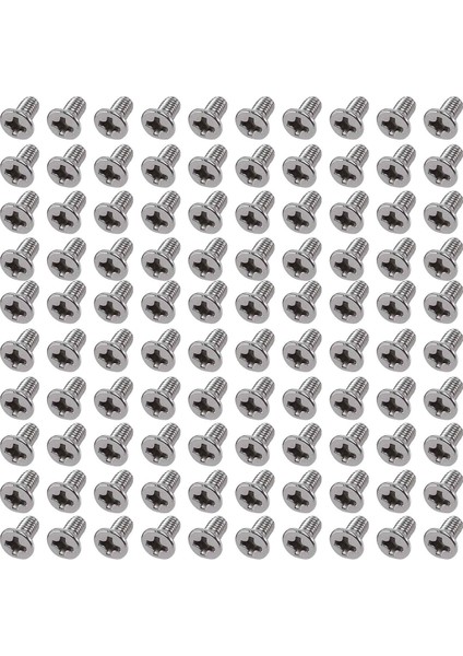 M3 x 6mm Phillips Düz Head Countersunk Cıvatalar Makine Vidaları 300 Pcs (Yurt Dışından) fiyatları