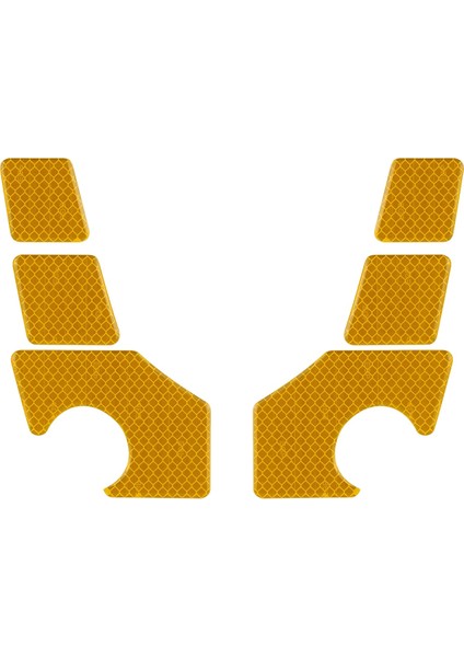 Araba Kapısı Uyarısı Yansıtıcı Sticker Güvenlik Araç Kapısı Açılış Uyarı Honda Stepwgn Rp8 Sarı (Yurt Dışından)