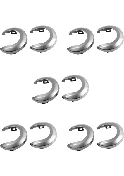 5x Araba Iç Kapı Kolu Kapak Dekoratif Döşeme, Nissan Tiida Için Rozetin Kaput Içindeki 2005-2010 1.6 Livina NV200 B (Yurt Dışından)