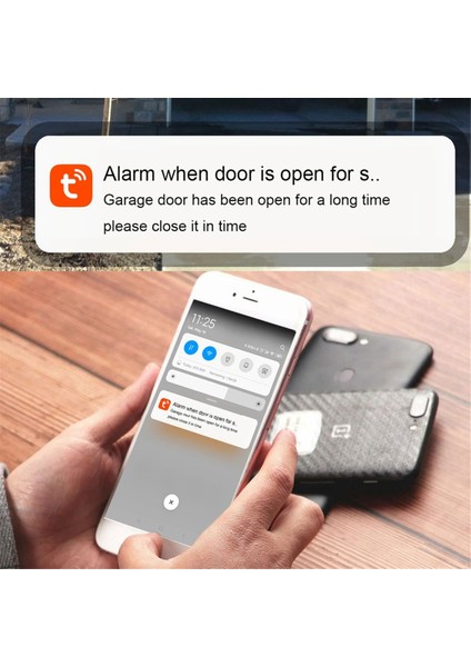 Tuya Wıfı 2.4g Akıllı Garaj Kapı Açma Denetleyicisi Açık ve Kapat Telefon Uygulaması Uyumlu Alexa ve Google Home Ab Fişi (Yurt Dışından) modelleri