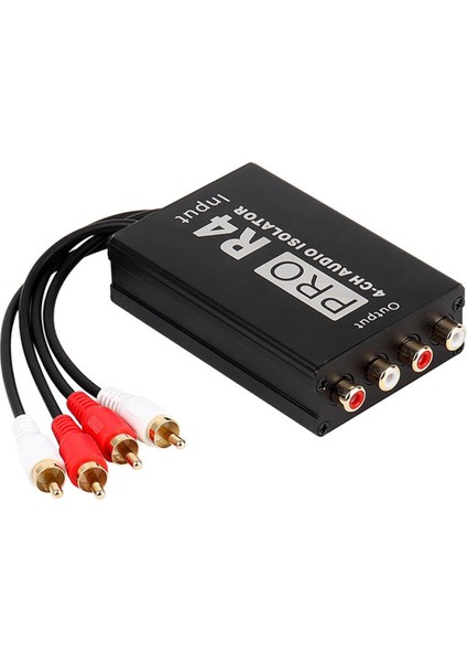 4 Channle Audio Izolatörü Rca Ses Gürültü Izolatör Arabaya Bağlı Akım Akustik Gürültü Eliminator Ortak Ground Izolatör (Yurt Dışından) fırsatları