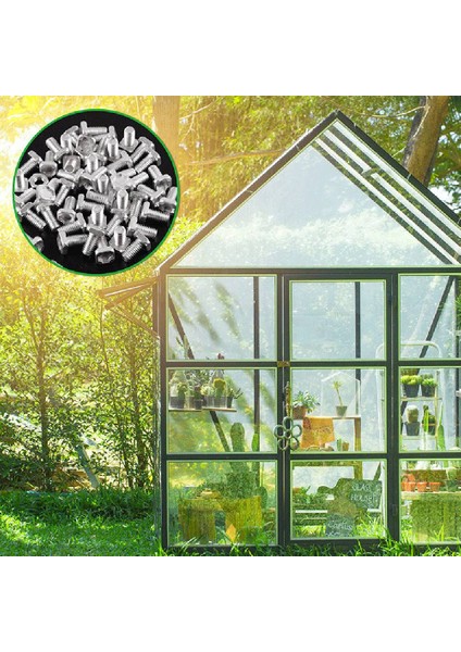50 Set Sera Fıstığı ve Cıvatalar Kırpılmış Kafa Alüminyum Fındık Cıvataları Glashouse Binası Için Su Geçirmez Evrensel (Yurt Dışından) modelleri