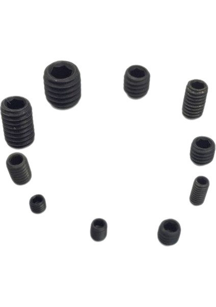 600PCS M3 M4 M5 M6 M8 Hex Kafa Soketi Hex Grub Vida Seti Çiftlik Kiti (Siyah Alaşımlı Çelik) (Yurt Dışından) indirimleri