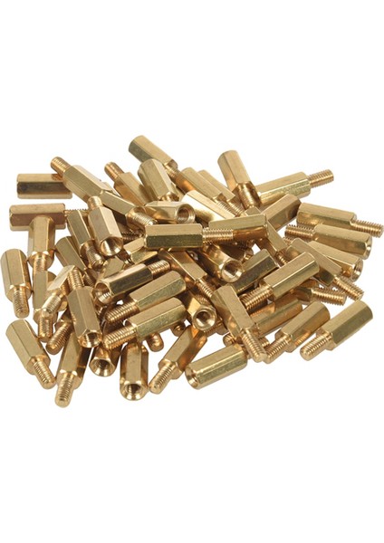 150 Pcs M3 Erkek x M3 Dişi 11MM Uzunluğunda Pirinç Vidalı Iplik Pcb Stand-Off (Yurt Dışından) modelleri