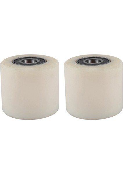 2x Paleti Döndürmek Için 80 x 70MM Naylon Bej + Gümüş (Yurt Dışından)