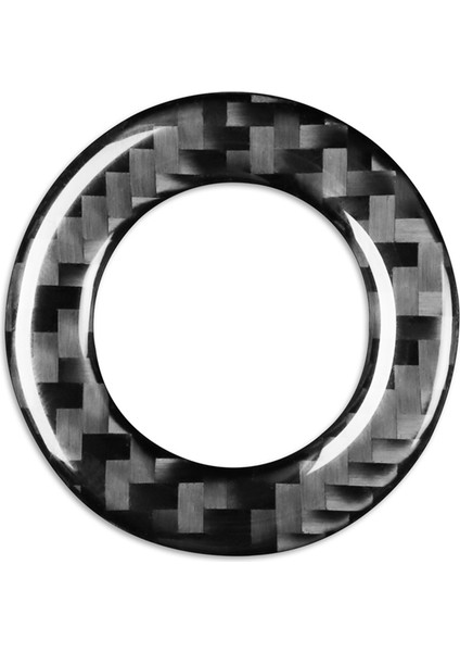 Nissan X-Trail Rogue T32 2013-2021 Karbon Fiber Araba Anahtar Deliği Halkası Başlat Düğmesi Düğmesi Trim Iç Aksesuarları (Yurt Dışından)