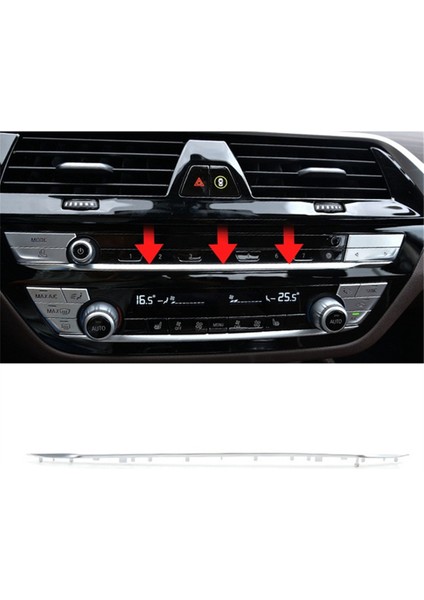 Bmw 5 6 7 Serisi G30 G38 G32 G32 G12 Krom Merkez Konsolu Koşul Durum Şeridi 61319495846 Ön (Yurt Dışından) indirimleri
