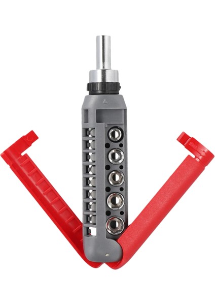 Çok Fonksiyonlu El Aleti Spiral Cırcır Çidesi Tornavida Ipi Kiti Otomatik Onarım Çok Açı Cırcır Tornavida El Aletleri, B (Yurt Dışından)