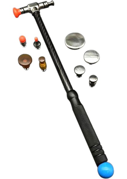 Araba Dent Onarma Çekiç Vücut Onarımı Perküsyon Titarlama Çekiç Değiştirilebilir Taksif Onarım Aracı Karbon Fiber (Yurt Dışından)