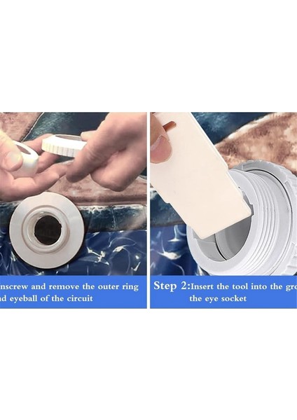 2pcs Giriş Takma Koltuk Çıkarma Aracı Dönüş Takma Göz Küresi Koltuk Çıkartma Hayward SPX1419B1 Için Uyumlu (Yurt Dışından) fiyatları