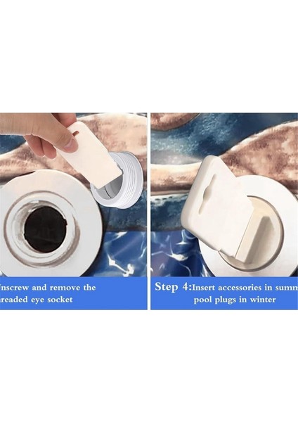 2pcs Giriş Takma Koltuk Çıkarma Aracı Dönüş Takma Göz Küresi Koltuk Çıkartma Hayward SPX1419B1 Için Uyumlu (Yurt Dışından) modelleri