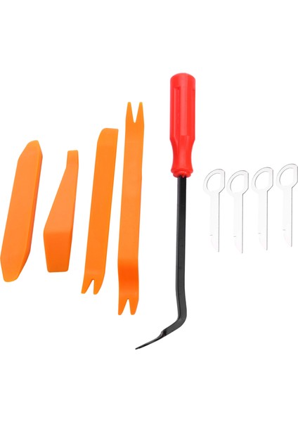 9 Paket Araç Döşeme Çıkarma Aracı Kiti Klip Paneli Sesli Video Gösterge Tablosu (Yurt Dışından)