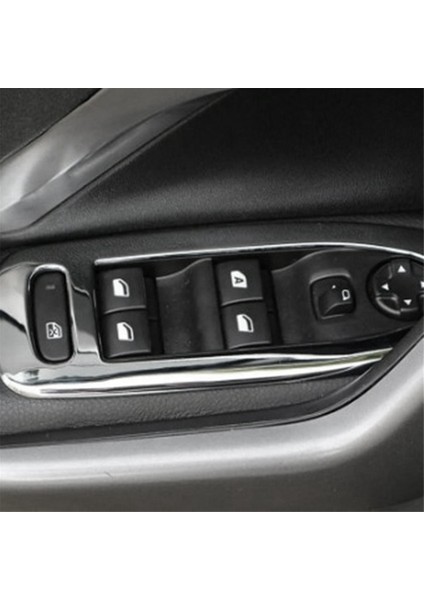 Peugeot 2008 208 Gtı 2014-2018 Kapı Penceresi Kaldırma Düğmesi Anahtar Çerçevesi Için Araba Pencereleri Kaldırıcı Paneli Kapak Döşeme (Yurt Dışından) modelleri