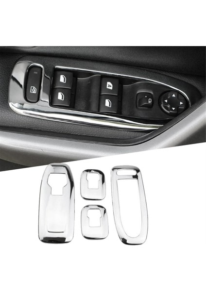 Peugeot 2008 208 Gtı 2014-2018 Kapı Penceresi Kaldırma Düğmesi Anahtar Çerçevesi Için Araba Pencereleri Kaldırıcı Paneli Kapak Döşeme (Yurt Dışından) fırsatları