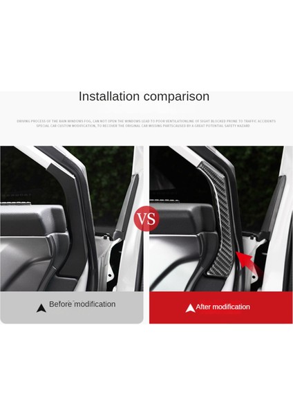 Subaru Wrx/wrx Stı 2022 2023 Araç Ön Kapı Pencere Sütun Döşeme (Kırmızı) Için Gerçek Yumuşak Karbon Fiber Etiket (Yurt Dışından) modelleri