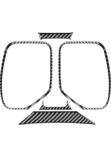 Chevrolet Için Karbon Fiber Camaro 2010-2015 Gösterge Paneli Hız Türbüsü Panel Çerçeve Çizgi Döşeme Kapağı Iç Aksesuarlar (Yurt Dışından)