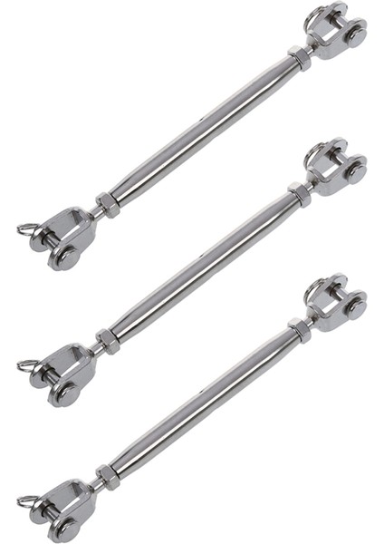 3x 304 Paslanmaz Çelik Desteği Vidası Kapalı Vücut Çene Çene Turnikliği 7/32 Inç Iplik (Yurt Dışından)