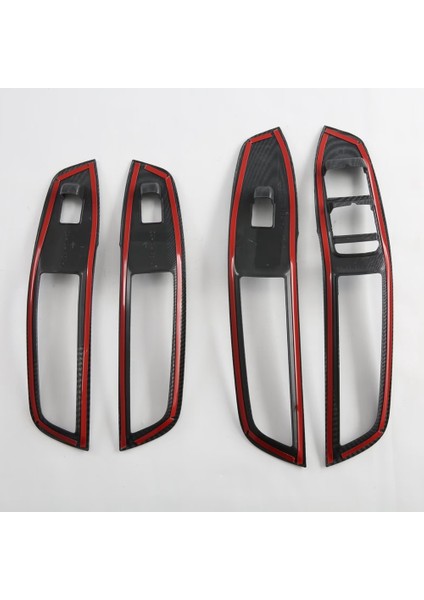 Mg Zs 2024 Araç Penceresi Anahtarı Asansör Düğmesi Kapak Trim Iç Accessoriess Karbon Fiber Rhd (Yurt Dışından) fırsatları