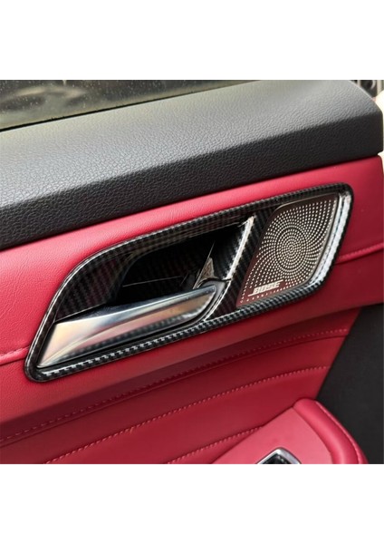 Mg Hs 2020-2024 Abs Karbon Fiber Araba Iç Kapı Kolu Kapak Döşeme Koruyucu Iç Aksesuarlar (Yurt Dışından) modelleri