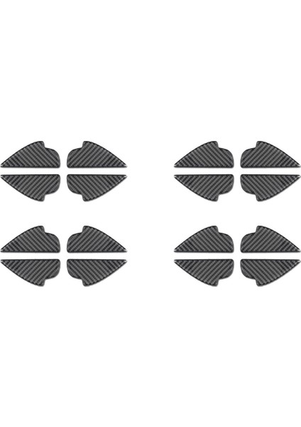 16X Karbon Fiber Iç Kapı Kolu Kase Paneli Kapak Mazda 2 3 6 Demio Cx-3 Cx-5 Cx-7 Cx-9 Mx5 2017 2018 2019 (Yurt Dışından)