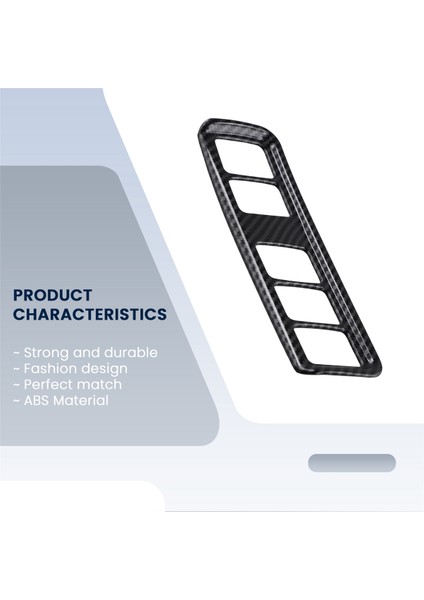 Nissan Navara Için NP300 2016-2021 Karbon Fiber Araç Far Anahtarı Düğmesi Kapak Düzenleme Dekoratif Çerçeve Aksesuarları (Yurt Dışından) fiyatları