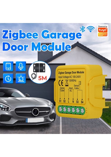 Tuya Zigbee Garaj Kapı Açma Kontrolörü Akıllı Anahtar Modülü Destek Alexa Google Için Ses Uzaktan Kumandası (Yurt Dışından) fırsatları