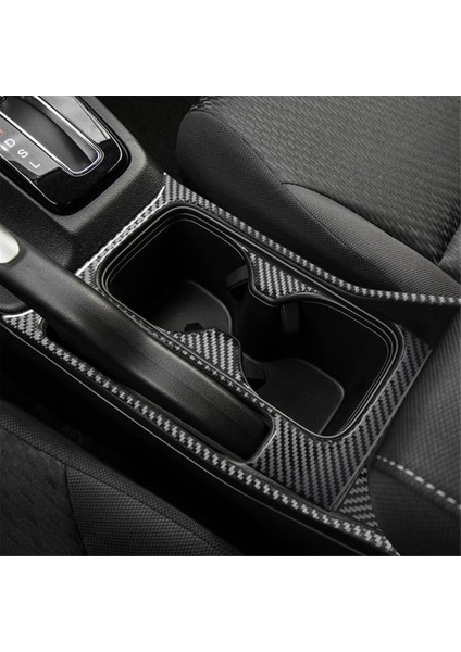 Honda Civic Için Karbon Fiber 9. 2012-2015 Merkez Konsol Kupası Tutucu Kapak Trim Iç Aksesuarlar Lhd (Yurt Dışından) indirimleri
