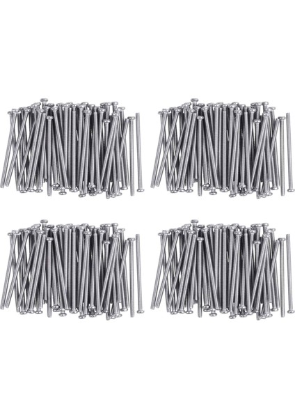 M2.5 x 40MM 304 Paslanmaz Çelik Phillips Yuvarlak Kafa Vidaları Cıvata 240 Pcs (Yurt Dışından)