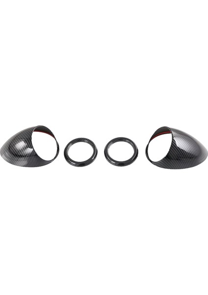 4pcs Center Hava Havalandırma Outlet Paneli Kapak Byd Dolphin Için Trim Karbon Fiber Renk (Yurt Dışından)