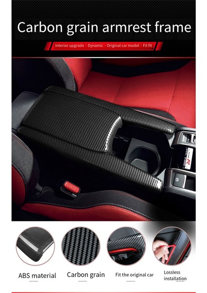 Kolçak Kutusu Koruyucu Kapak Merkezi Honda Civic 2016-2020 Karbon Fiber Saklama Kutusu Kapağı (Yurt Dışından) fırsatları