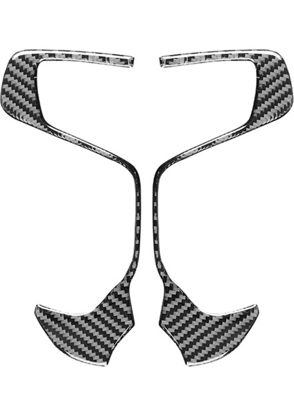 Chevy Için Karbon Fiber Silverado Gmc Sirrra 1500 2014-2018 Lhd Araç Direksiyon Tekerlekleri Trim Kapak Iç Aksesuarlar, A (Yurt Dışından)