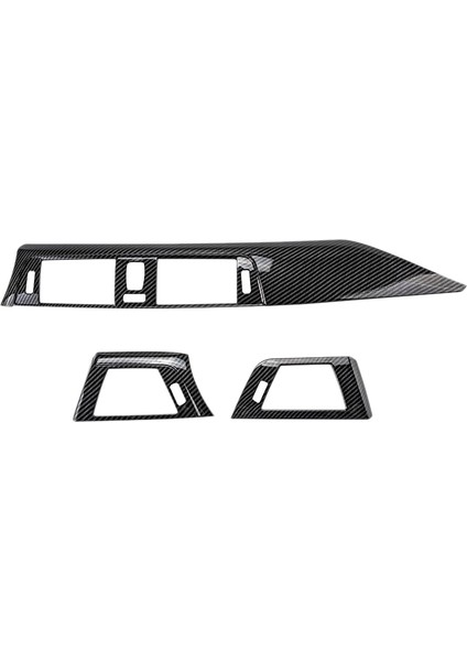 Karbon Fiber Merkez Konsolu Hava Outlet Paneli Trim Cihaz Paneli Trim Bmw 3 Serisi 320LI F30 F35 2013-2019 (Yurt Dışından)