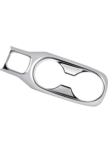 Toyota Corolla Cross 2021 2022 Rhd Için Araba Gümüş Merkez Konsol Su Kupası Tutucu Dekorasyon Kapağı Döşeme Çıkartmaları (Yurt Dışından)