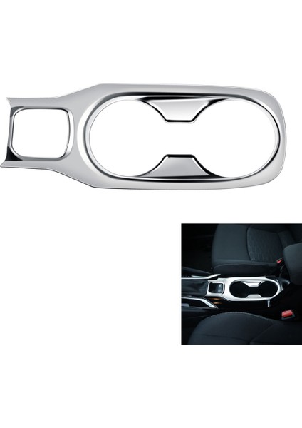 Toyota Corolla Cross 2021 2022 Rhd Için Araba Gümüş Merkez Konsol Su Kupası Tutucu Dekorasyon Kapağı Döşeme Çıkartmaları (Yurt Dışından) modelleri