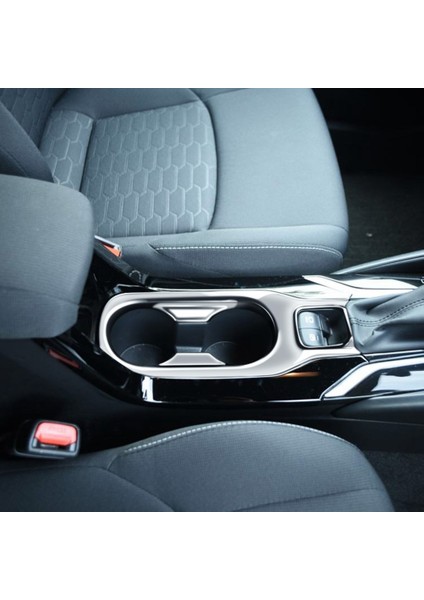 Toyota Corolla Cross 2021 2022 Rhd Için Araba Gümüş Merkez Konsol Su Kupası Tutucu Dekorasyon Kapağı Döşeme Çıkartmaları (Yurt Dışından) indirimleri