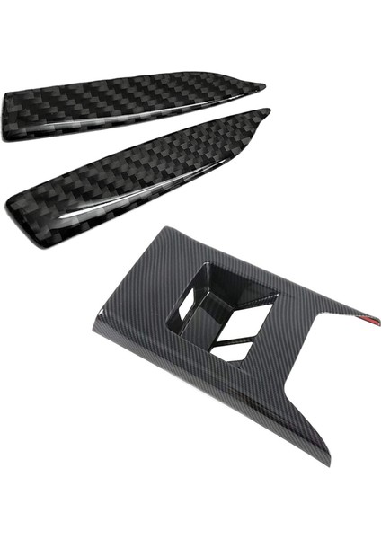 2pcs Araba Dikiz Aynası Trim Yan Ayna Koruyucu Koruma ile Araba Arka Kol Dayama Kutusu Koltuk Hava Havalandırma Çıkış Kapağı Döşeme (Yurt Dışından)