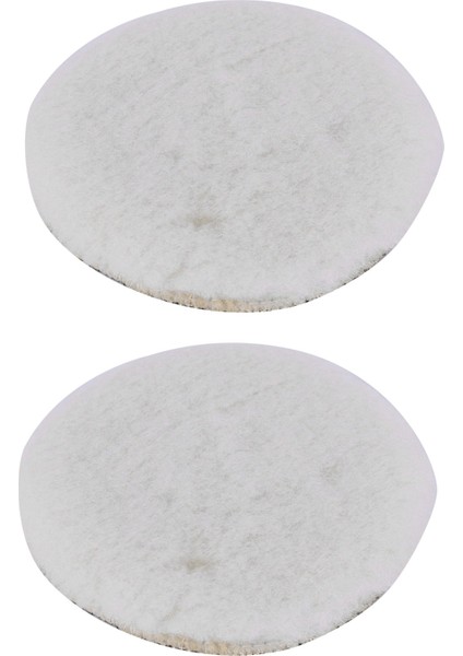 2x Araba Van Vale Parlatıcı Tampon Kuzu Yün Parlatma Ped 6 Inç (Yurt Dışından)