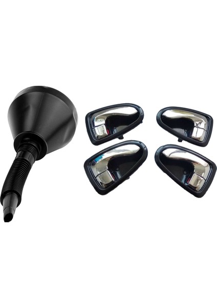 1 Adet Dolgu Huni Yakıt Hunisi Gazı Sprinkler Esnek Esnek Tüp ve 4 Adet Araba Kapı Ön Kolun Ön Solda Sağ (Yurt Dışından)