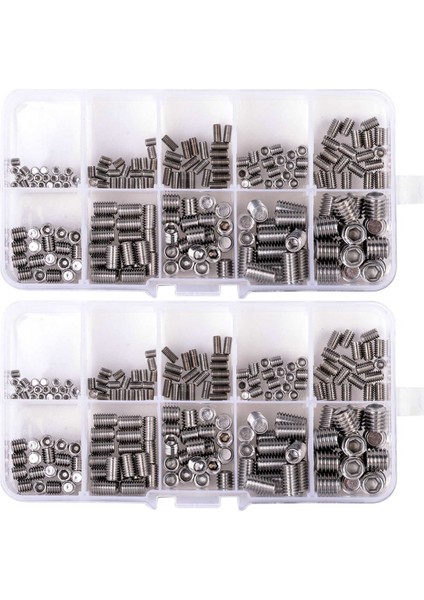 400PCS 304 Paslanmaz Çelik Grub Vidaları Alçak (Yurt Dışından)